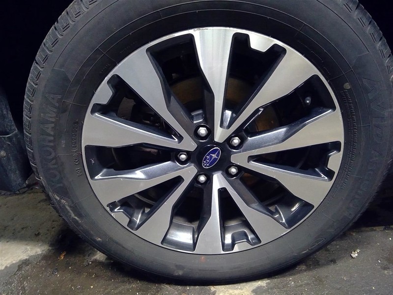 Rim Wheel 18x7 Alloy Wagon Black Inlay Fits 15-17 LEGACY 1760575