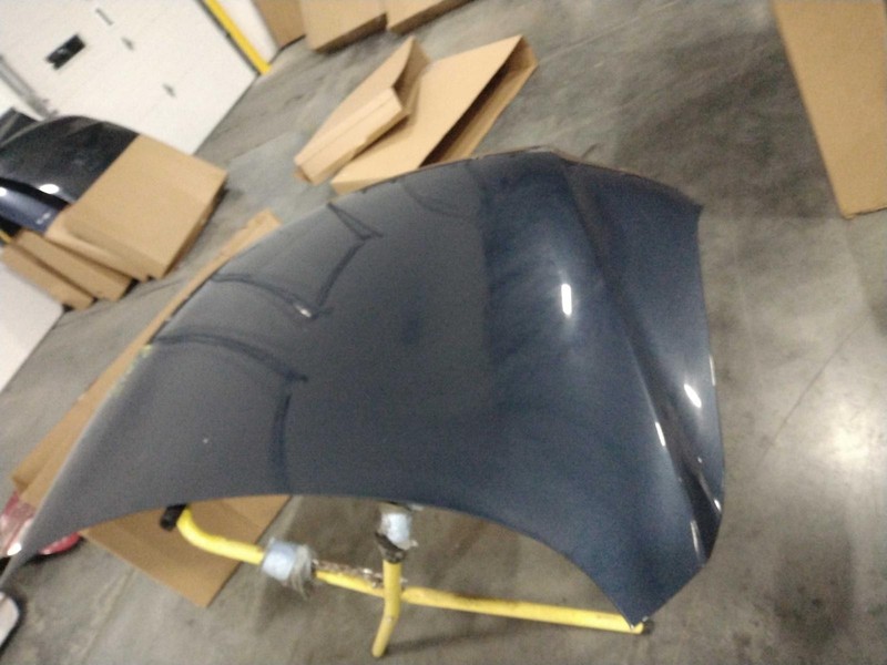 2013-2016 Nissan Pathfinder Blue Hood Panel OEM 651003KA0A Used