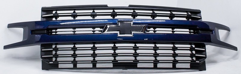 OEM Chevrolet Silverado 1500 RST Grille w/OUT camera option 84493312 Blue Scratc
