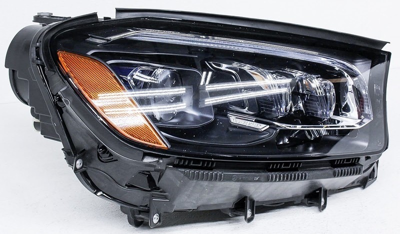 OEM Mercedes GLS-Class Right LED Headlamp 167-906-96-06 - Spots Inside