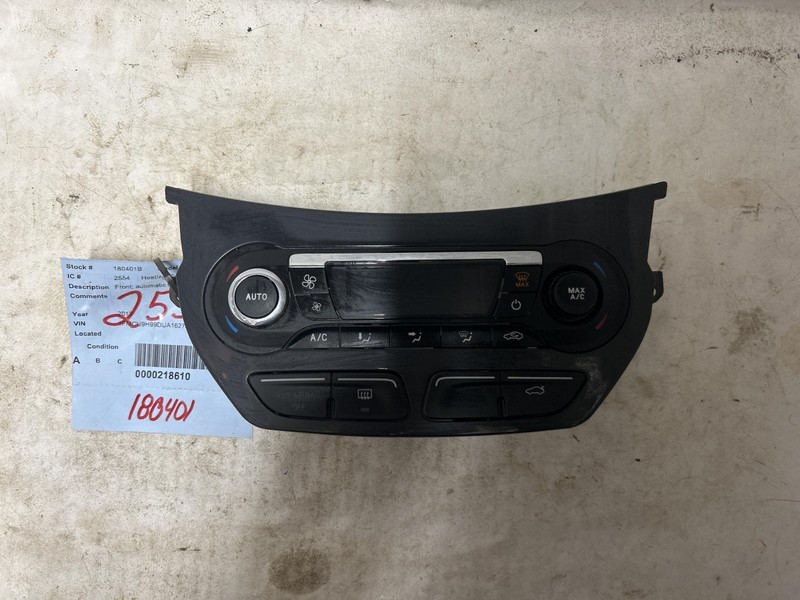 2013 FORD ESCAPE Heat AC Controller automatic dual zone CJ5T18C612AE OEM 13