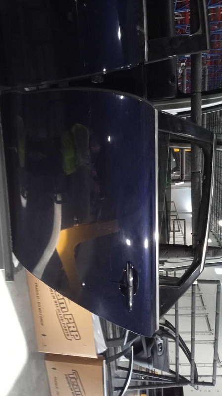 2016 Jaguar XJ Left Rear Door Blue 653533 OEM Used 50k Miles