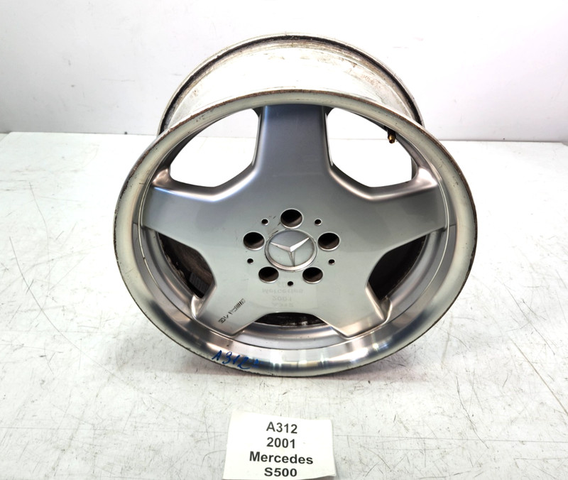 ✅ 00-06 OEM Mercedes W220 S500 S55 CL500 Alloy Wheel Rim 9.5Jx18 ET46 NOTE*