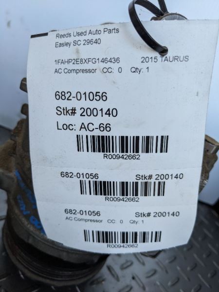 AC Compressor Fits 13-16 MKZ 942662