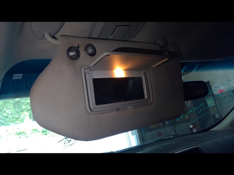 Driver Sun Visor Illuminated Thru 09/30/18 Fits 14-19 INFINITI QX60 1666077