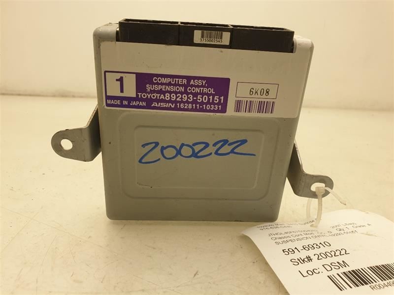 07 08 LEXUS LS460 SUSPENSION CONTROL ECM