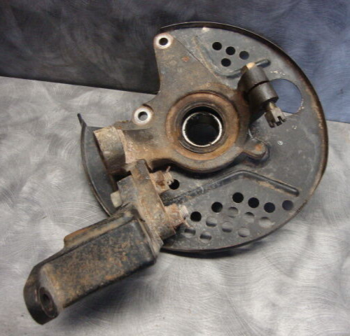 1990 Kawasaki KLF300 KLF 300 Bayou ATV Left Front Knuckle Carrier Hub Mount K10