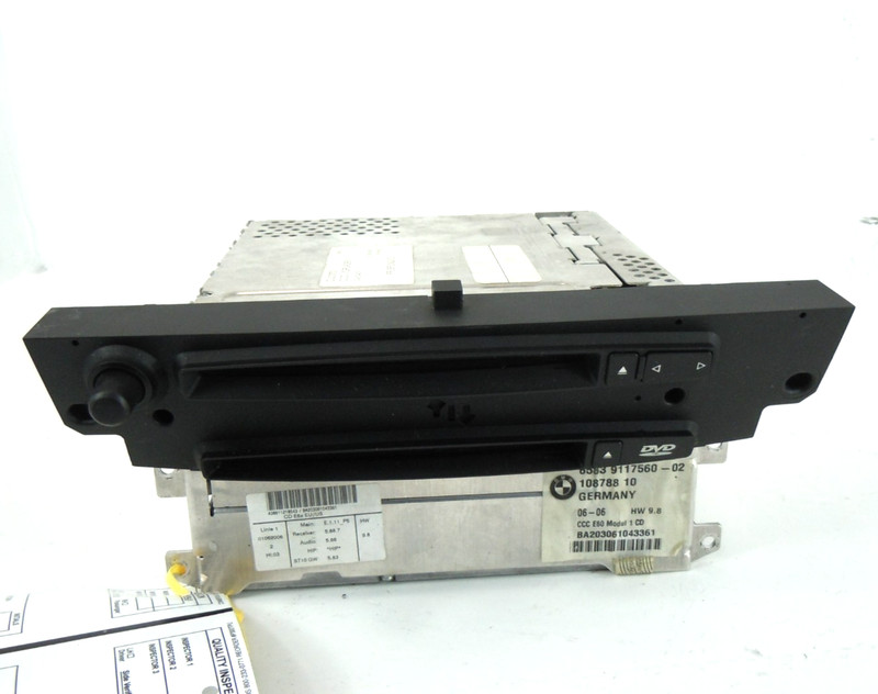 06 07 BMW 530i AM FM Radio CD Disc Navi Player Receiver 2 DIN Size OEM