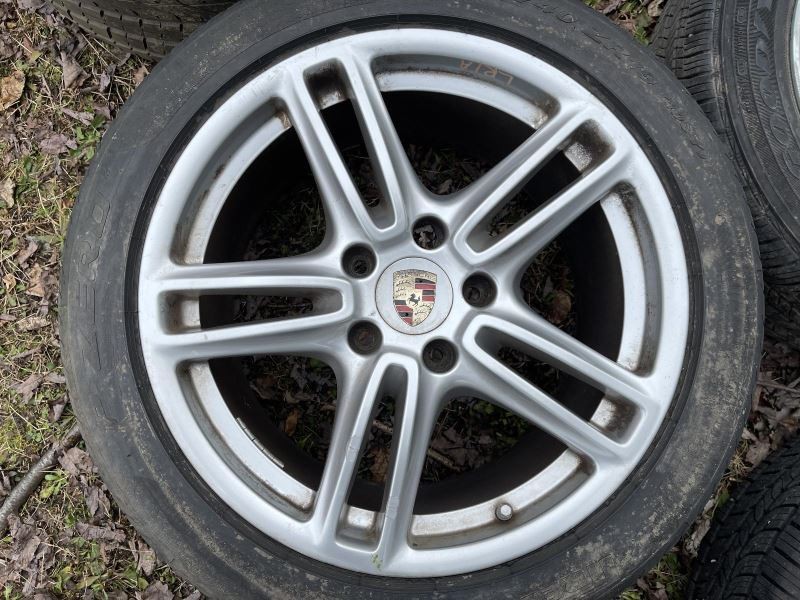 2010-2013 PORSCHE PANAMERA LEFT REAR 19X10 5 DOUBLE SPOKE WHEEL A-COND 14877