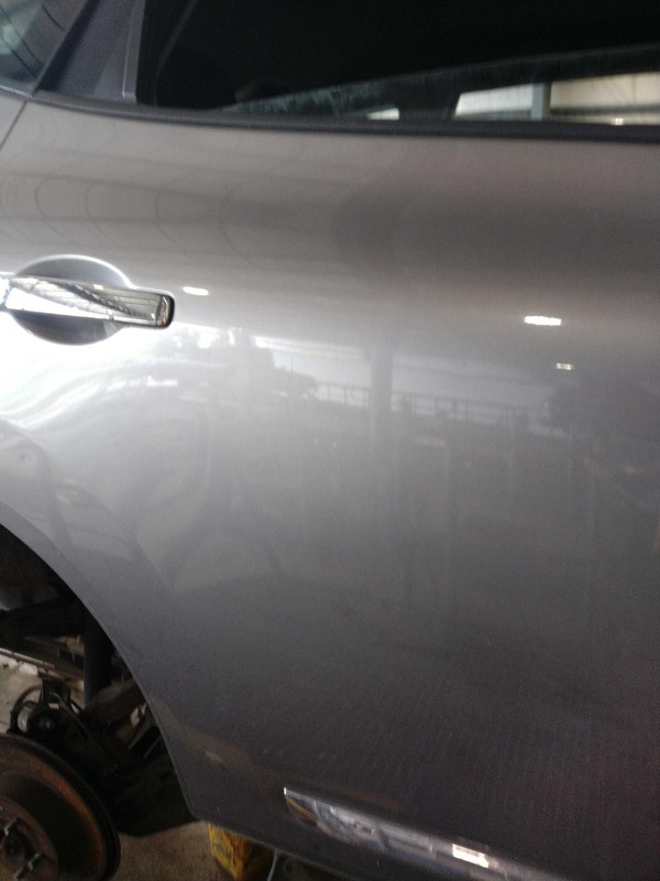 2014 Nissan Rogue Rear Right Door Grey 382624 - 2 Dings, 150k Miles