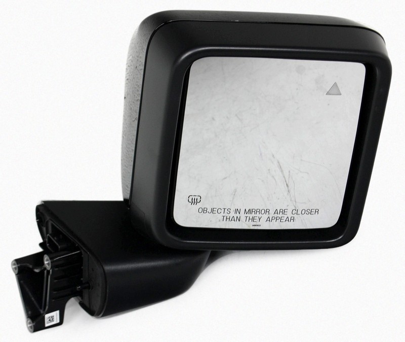 OEM Right Passenger Side Mirror For Jeep Wrangler, Gladiator Black (PX8, DX8)