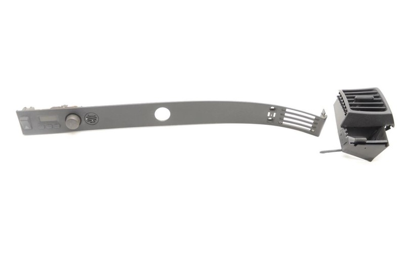85-91 Porsche 944 Digital Clock with Bezel and Vent Trim Panel Above Glove Box