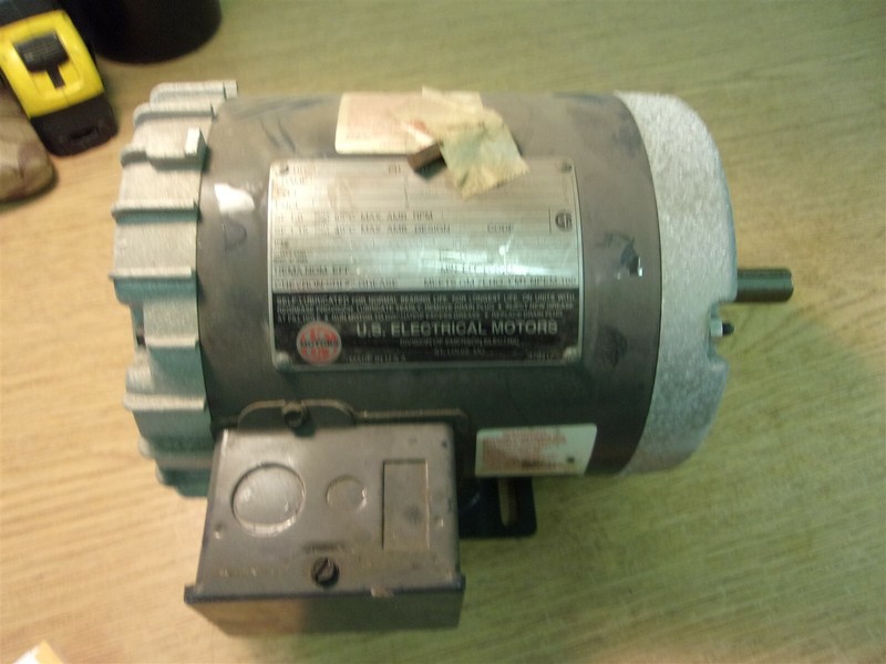 US Electrical Motors IDH A12P2B F591 1076070 J057 E49226 LR2459 1/2 HP 3HP
