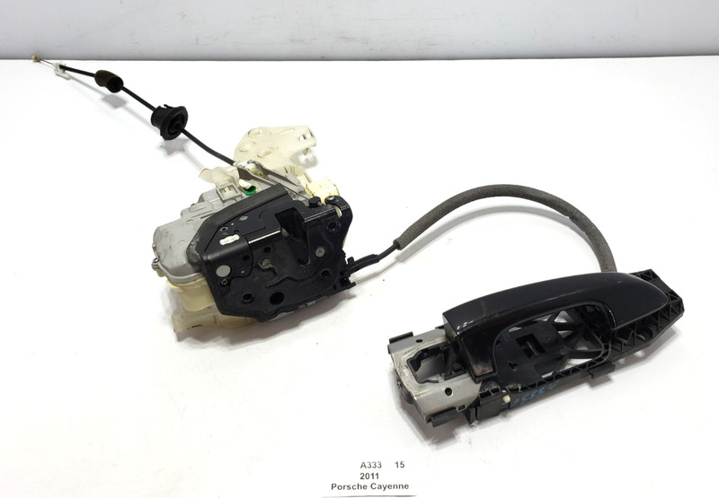 ✅ 11-18 OEM Porsche Cayenne 958 Front Driver Exterior Door Handle W/ Actuator