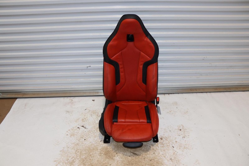 2020-2021 BMW M235I F44 FRONT RIGHT PASSENGER SIDE SEAT LEATHER RED SHEEN OEM
