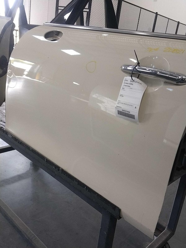 2015 MINI Cooper Front Left Door WHITE with Small Dent - OEM Used Part