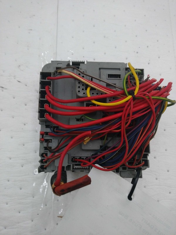 2013 Dodge Dart Fuse Box OEM 68171617AE Silver 1.4L Engine Compartment