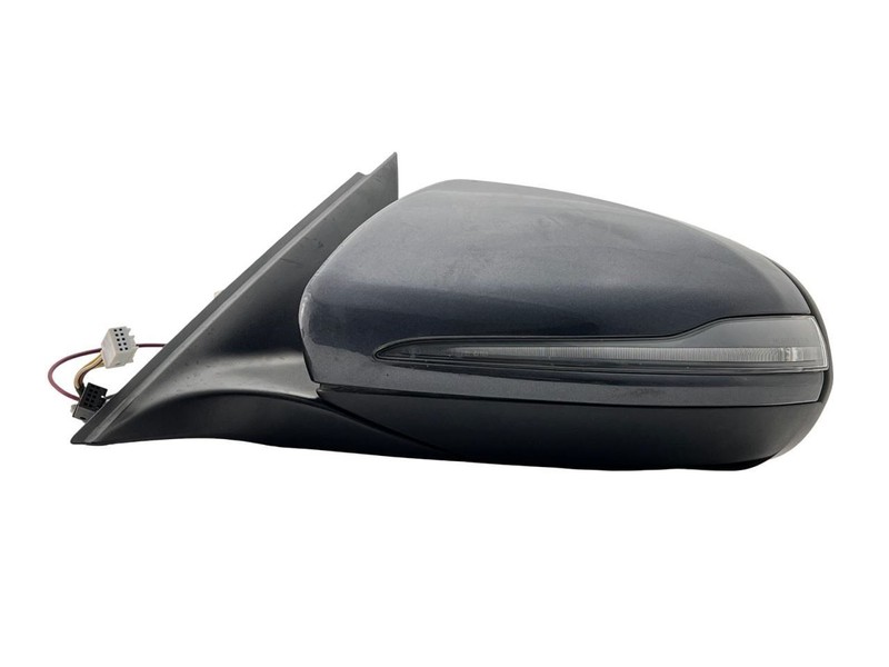 15-16 MERCEDES C-CLASS LEFT DOOR MIRROR GRAY PC:755U W/O BLIND 41226