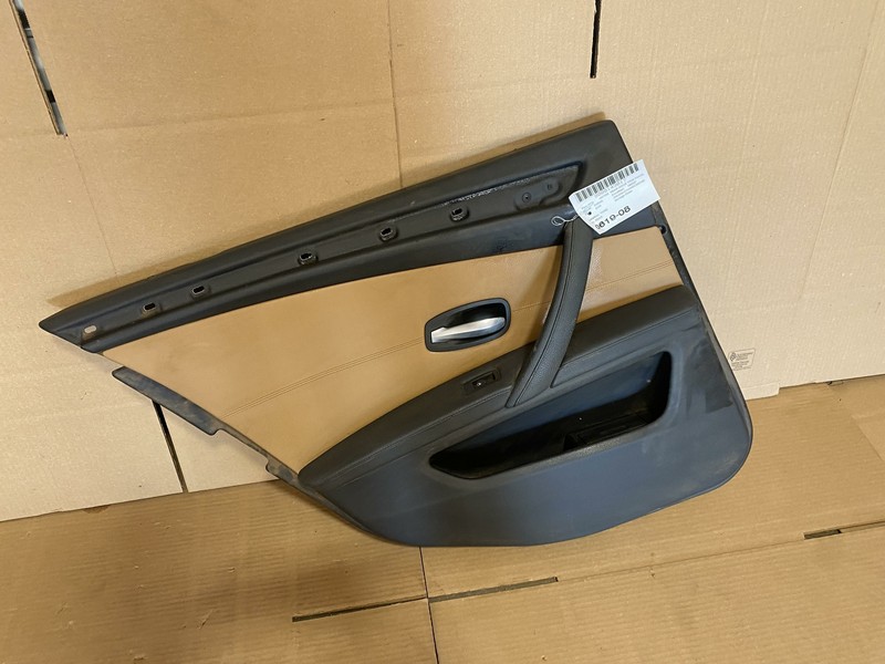2008-2010 BMW 535I E60 RIGHT LEFT DRIVER SIDE DOOR PANEL TRIM LEATHER OEM