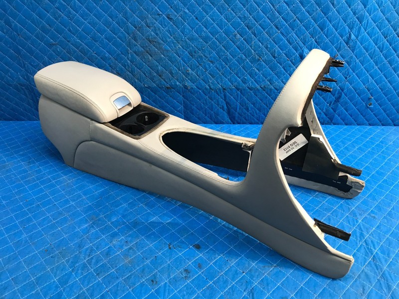 04-07 Jaguar XJ8 X350 Vanden Plas Center Console Trim Panel OEM Gray LHJ