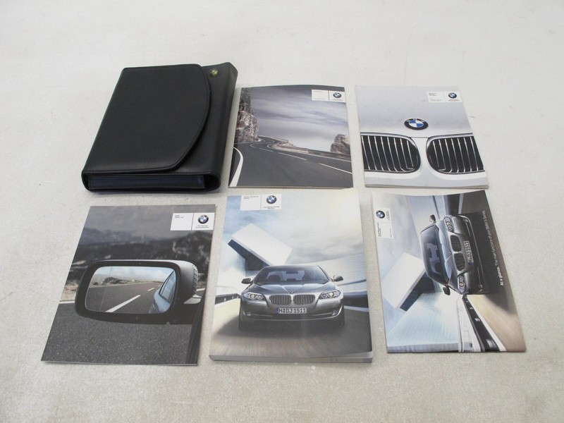 11-13 BMW F10 SEDAN OWNERS MANUAL CASE WALLET HANDBOOK FOLDER OEM 031224