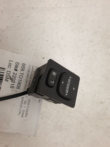 2008 TOYOTA TUNDRA SR5 EXTENDED CAB MIRROR CONTROL SWITCH