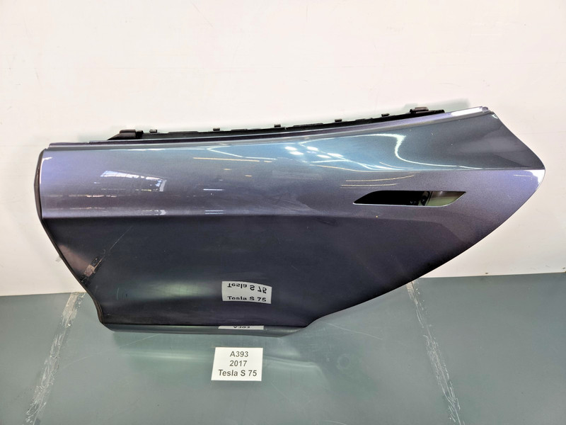 ✅ 16-20 OEM Tesla Model S Rear Left Driver Side Door Shell Panel Gray PMNG NOTE*