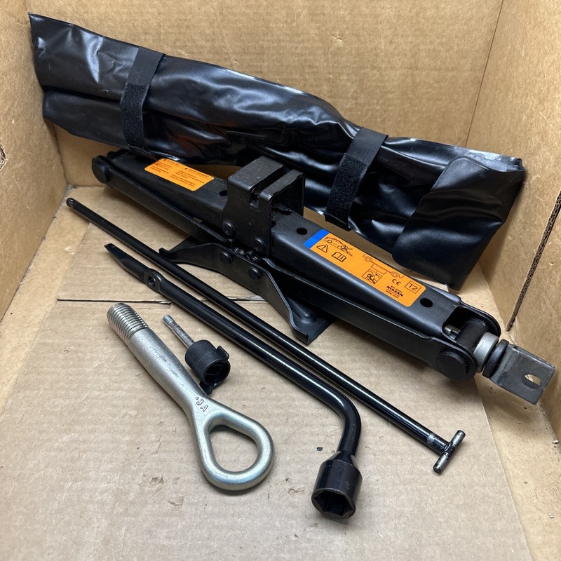 2014-2020 Nissan Pathfinder Spare Tire Scissor Jack Tools Set Kit Lug Wrench