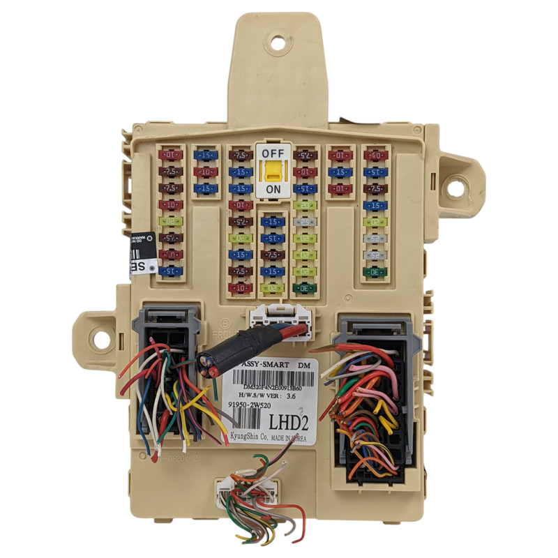13 14 Hyundai Santa Fe Sport Cabin Fuse Box Relay Junction Block OEM 91950-2W520