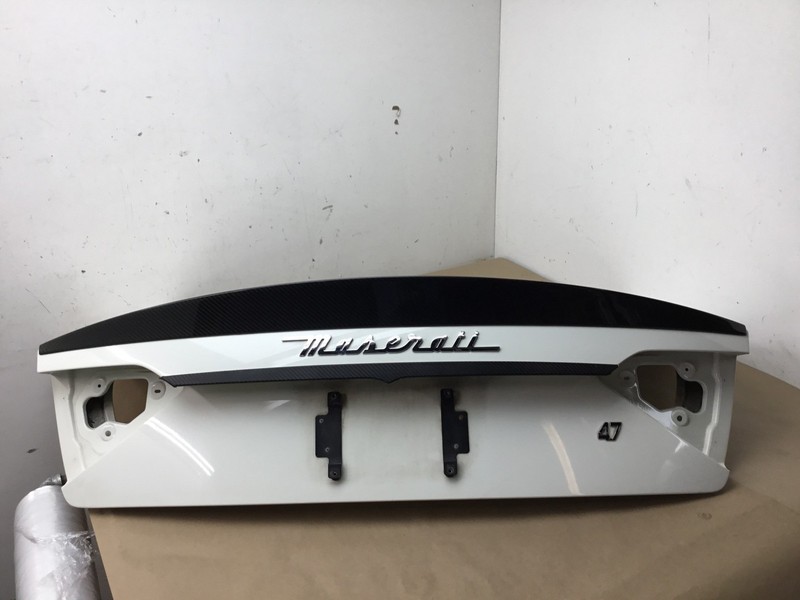 Maserati Granturismo S 2010 Trunk Lid Hatch Shell Panel Carbon Spoiler 08-12 :O