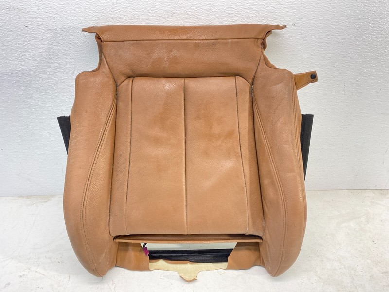 14-20 BMW F32 4 Series Cpe Left Driver Lower Seat Cushion Cover Heated Brown OEM