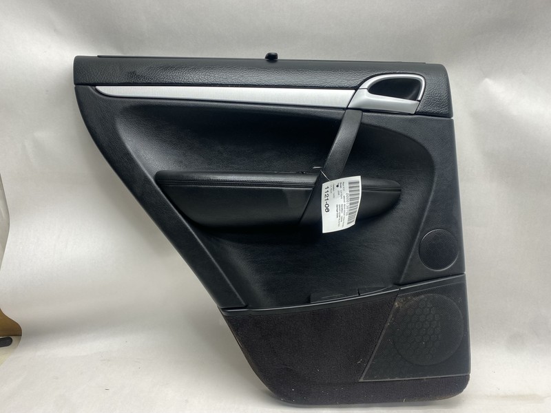 2008 PORSCHE CAYENNE REAR LEFT DRIVER SIDE INTERIOR DOOR PANEL TRIM BLACK OEM