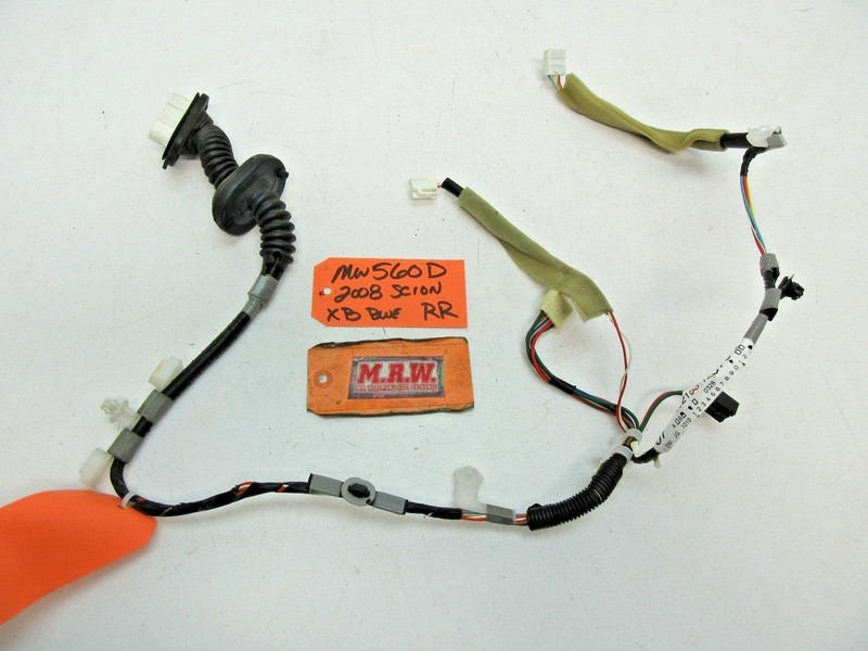 08-15 SCION XB RIGHT REAR DOOR PANEL WIRE HARNESS SPEAKER RADIO DOOR LATCH R