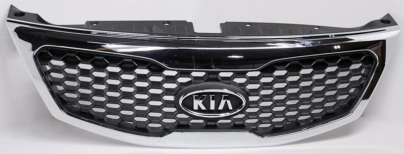 OEM Kia Sorento Grille 86350-2P000 Chrome Scratches