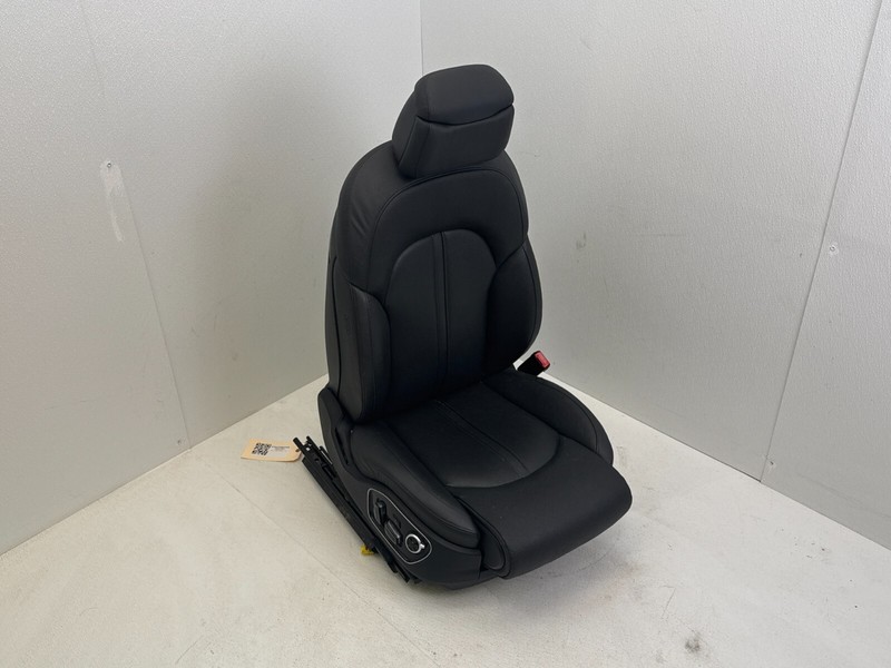 2011 - 2018 AUDI A8L FRONT RIGHT PASSENGER SIDE BLACK LEATHER SEAT OEM