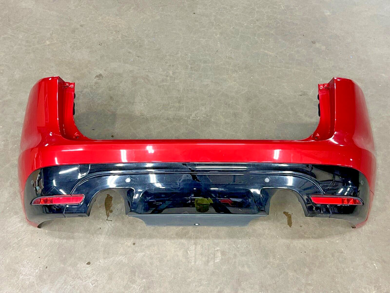 ⭐2017-2020 JAGUAR F-PACE S COMPLETE REAR BUMPER COVER W/ PDC RED OEM LOT2566