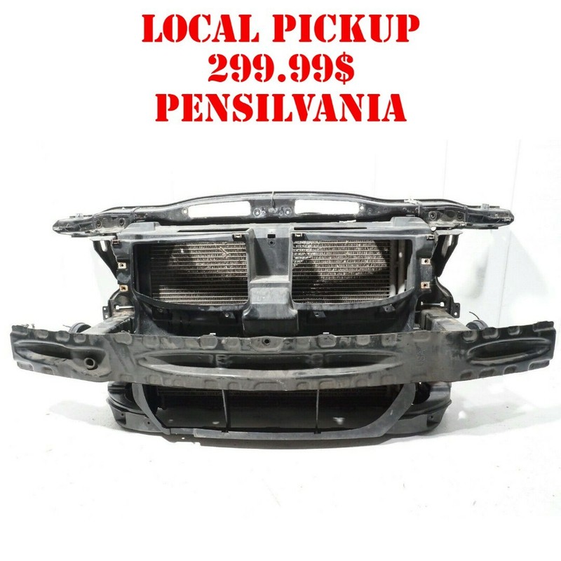 09 10 11 12 BMW 328Xi E91 RADIATOR CORE SUPPORT BAR REINFORCEMENT FAN ASSY OEM