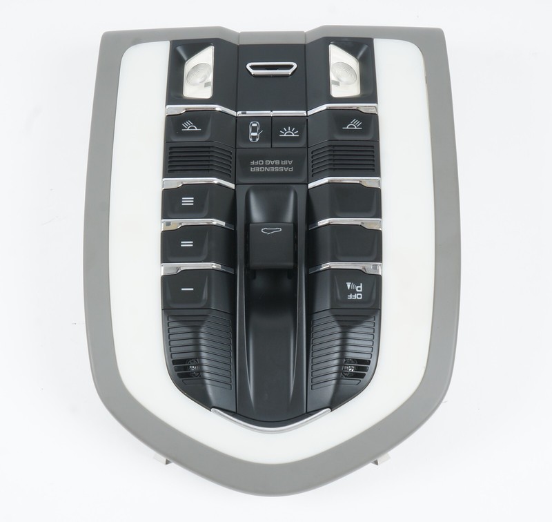 2010-2016 PORSCHE PANAMERA FRONT OVERHEAD CONSOLE READING DOME LIGHT PANELOEM