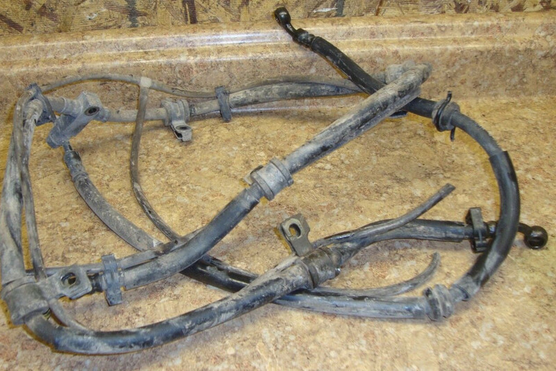 2001 2002 Honda Rubicon TRX500 TRX 500 Foreman Front Brake Fluid Lines Hoses E6