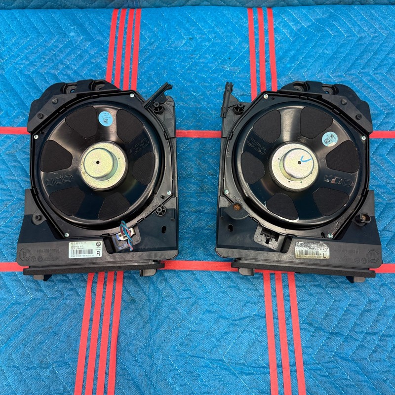 2012–2016 BMW 328i xDrive F30 Front Left and Right Door Speaker Set OEM