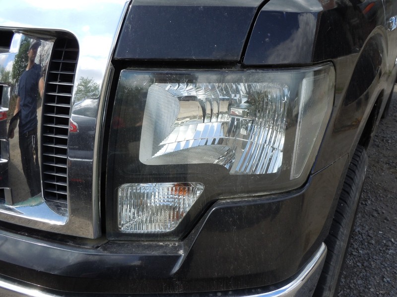 2010-2014 Ford F-150 Halogen Headlight Driver Left Black Border