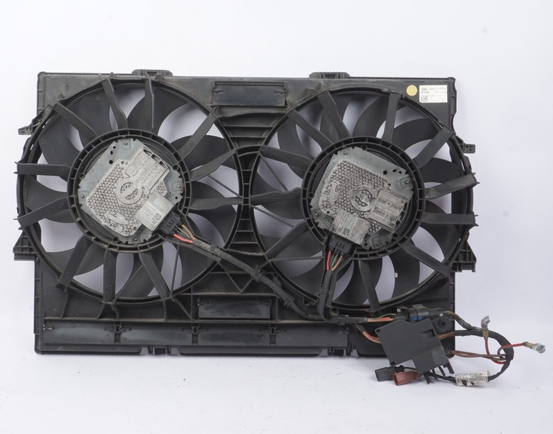 2011 2012 Audi A8 D4 4.2L Engine Cooling Fan & ShroudOEM
