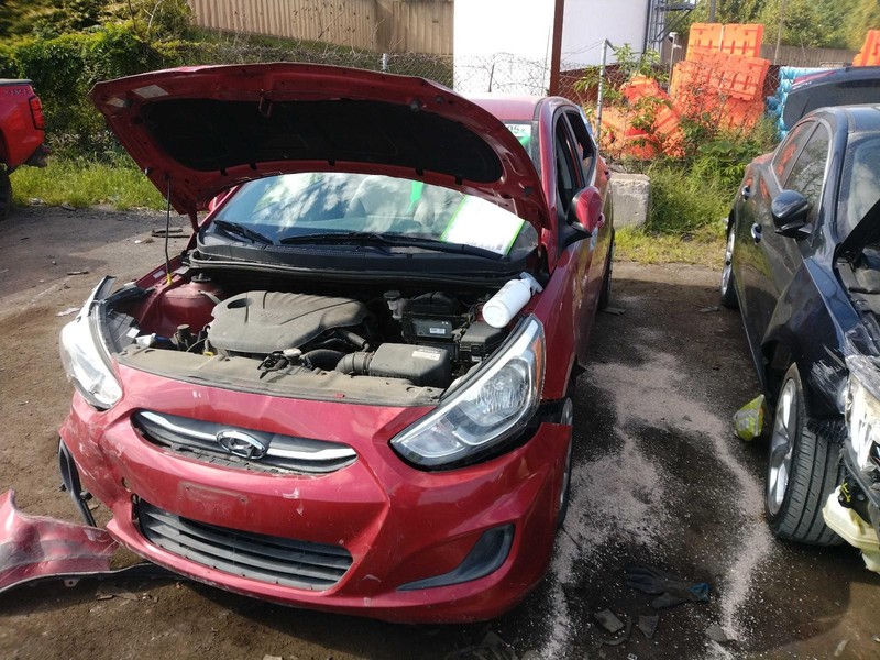 2017 Hyundai Accent Beam Axle FWD Red 76K Miles OEM 517501J000