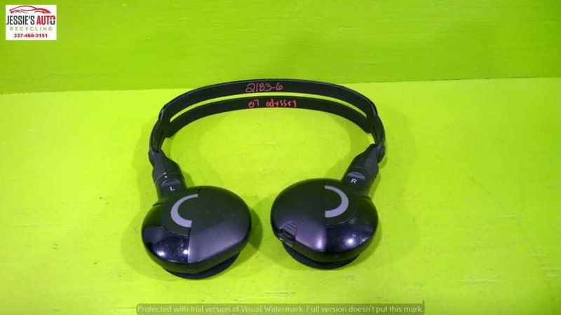 05 06 07 08 09 10 HONDA ODYSSEY EX 3.5L AT VAN WIRELESS HEADPHONE OEM 2183-6