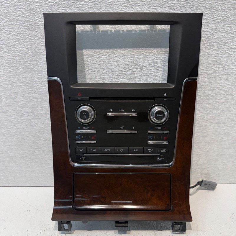 Woodgrain Climate Control Radio Panel | Fits 2015-2017 Lincoln Navigator