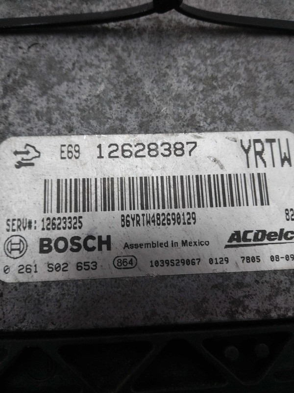 2009 Cadillac CTS Engine Control Module ECM OEM 12605672 163K Miles Maroon