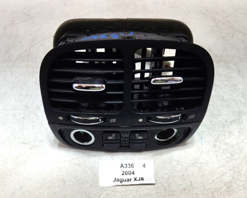 ✅ 2004 OEM Jaguar XJ8 XJR Rear Center Console Air Vent Heated Seat Switch Panel