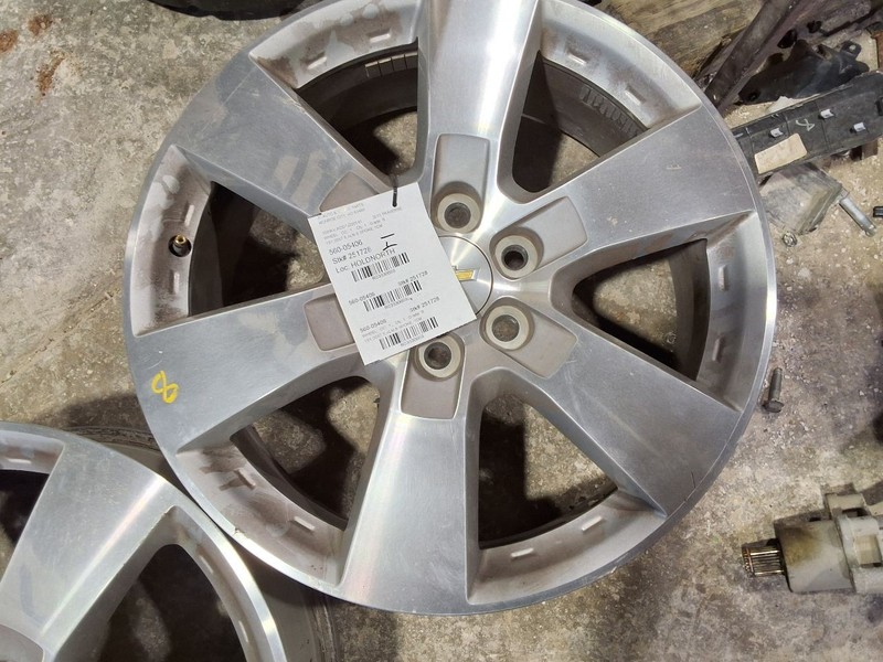 2009-2015 Chevy Traverse Wheel Rim 20x7-1/2 Ultra Bright Opt RCM 6 Spoke