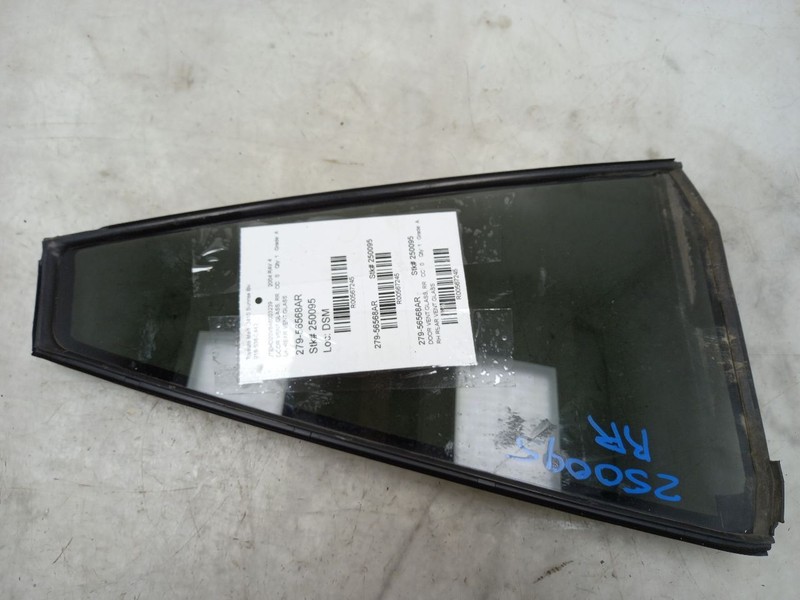 01 02 03 04 05 TOYOTA RAV 4 REAR PASSENGER RIGHT DOOR VENT GLASS