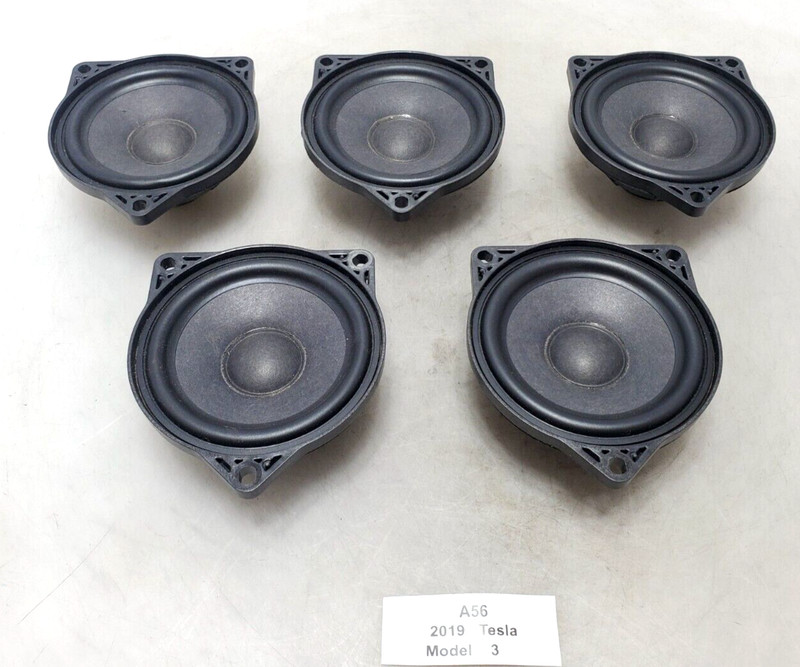 ✅ 17-23 OEM Tesla Model 3 Y Front Rear Left Right Door Audio Sound Speaker SET